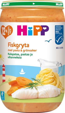 HiPP fish pasta vegetable 250g 12 months